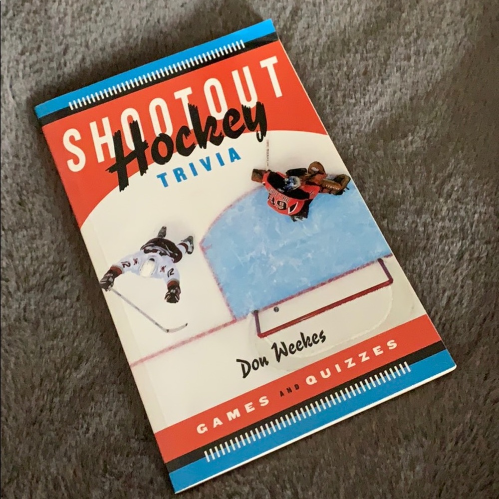 3/$22 Hockey trivia book